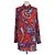 Camicia a maniche lunghe in seta stampata multicolore Mary Katrantzou