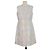 Paule Ka Mini-Kleid aus Jacquard in Creme/Grau
