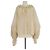 Blouse cordée Rebellion en soie beige Zimmermann Écru