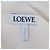 Blusa oversized de manga comprida em seda creme com bolso Anagram Loewe Cru - vista 5