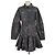 Abito camicia Phantom Ganni in cotone nero floreale