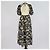 Autre Marque SIR. Vestido midi Carmen estampado en seda Grey/Yellow Gris Amarillo - vista 3