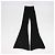 Balmain Black Viscose Button Detailed Flared Trousers - view 2