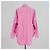 Camisa Balenciaga Swing Twisted Poplin BB Allover de algodón rosa - vista 3