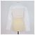 Top corto La Chemise Bahia en mezcla de algodón blanco Jacquemus - vista 3