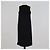 Vestido mini sin mangas de seda negra By Malene Birger Negro - vista 3