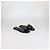Tory Burch Ciabatte basse in pelle nera Double T Nero - vista 2