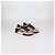 Sneakers basse Chanel in nylon e camoscio rosa/nero con stampa logo - vista 2