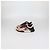 Sneakers basse Chanel in nylon e camoscio rosa/nero con stampa logo - vista 4