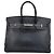 Hermès Borsa Birkin 35 Hermes in pelle Togo nera con hardware in palladio Nero