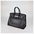Hermès Borsa Birkin 35 Hermes in pelle Togo nera con hardware in palladio Nero - vista 2