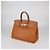 Hermès Borsa Birkin 35 Hermes in pelle Epsom Gold con hardware Palladium D'oro - vista 2