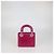 Mini borsa Lady Dior in alligator fucsia Christian Dior Fuschia - vista 3