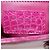 Mini borsa Lady Dior in alligator fucsia Christian Dior Fuschia - vista 5
