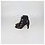 Stivaletti Chanel in pelle nera con punta cap toe e decorazioni in perle finte Nero - vista 4