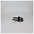 Sandali slide Chanel in pelle nera e tela con logo stampato Nero - vista 3
