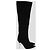Botas altas de gamuza negra Paris Texas Negro - vista 3