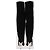 Botas altas de gamuza negra Paris Texas Negro - vista 5