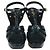 Saint laurent Sandali platform Tribute in pelle embossed croc verde