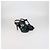 Saint laurent Sandali platform Tribute in pelle embossed croc verde - vista 2