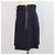 Louis Vuitton Mini Short aus dunkelblauer Wolle mit Lederschleife Marineblau - Ansicht 2