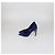 Décolleté a punta in camoscio blu navy Louis Vuitton - vista 4