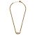 Collana a catena 30 Montaigne in metallo dorato e cristalli Christian Dior D'oro