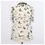 Dolce & Gabbana Top trasparente in seta D&G beige chiaro/nero con stampa a farfalla e dettaglio fiocco - vista 3