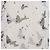 Dolce & Gabbana Top trasparente in seta D&G beige chiaro/nero con stampa a farfalla e dettaglio fiocco - vista 4
