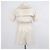 Mono con capucha Christian Dior Gold/Ivory Oblique Blend Polyester Blanco Dorado - vista 3
