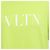 Camiseta de cuello redondo de algodón Valentino amarillo verde con estampado VLTN - vista 4