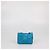 Borsa a tracolla Mini Cassette in pelle Intreccio blu teal Bottega Veneta - vista 3