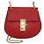 Chloé Borsa a tracolla Drew piccola in pelle rossa Chloe Rosso