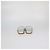 Valentino Rockstud Flat Slides in PVC argento e pelle verniciata - vista 5