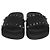Valentino Ciabatte basse Rockstud in gomma nera Nero