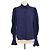 See by Chloé Camicia SeeByChloe Evening Blue in poliestere a quadri e maniche a sbuffo