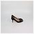 Décolleté Hangisi in raso nero Manolo Blahnik - vista 3