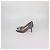 Décolleté Hangisi in raso grigio Manolo Blahnik - vista 4