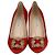 Décolleté Hangisi in raso rosso Manolo Blahnik