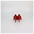 Décolleté Hangisi in raso rosso Manolo Blahnik - vista 5