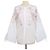 Hermès Camisa de playa bordada Clou de Selle en algodón Blanc Hermes Blanco
