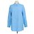 Camicia Loro Piana a maniche lunghe in lino blu