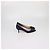 Décolleté Hangisi in raso blu navy Manolo Blahnik - vista 3