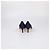 Décolleté Hangisi in raso blu navy Manolo Blahnik - vista 5