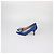 Décolleté Hangisi in raso blu Manolo Blahnik - vista 4