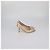 Décolleté Hangisi in raso beige Manolo Blahnik - vista 3