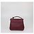Mini borsa a mano Balenciaga Le Dix in pelle bordeaux Bordò - vista 3
