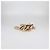 Sandali Slide Chanel in pelle beige con corda e perle finte CC - vista 2