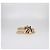 Sandali Slide Chanel in pelle beige con corda e perle finte CC - vista 3