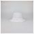 Cappello bucket Fendi in cotone bianco con ricamo FF - vista 3